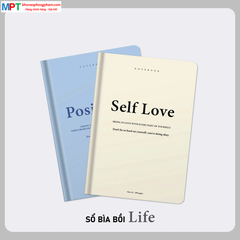 Sổ bìa bồi LIFE 6 - 160 trang 8618 - Kích thước 150 x 210mm - Định lượng 100gsm, kẻ caro