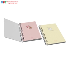 Sổ lò xo bìa nhựa cao cấp VIVA khổ B5 Hải Tiến 200 trang 6546 (KT: 175x250mm) - Kẻ Caro 5x5mm