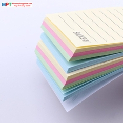 Giấy nhớ có dòng kẻ 4 màu Pastel Baoke TZ6003 (102x153mm, 100 tờ/tập)