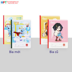 Vở 4 ô ly Hồng Hà 80 trang Huơu con vui vẻ 0515 - Giấy định lượng 100gsm - Mua 5 quyển tặng 01 bút chì