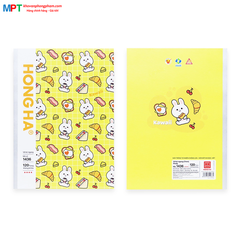 Vở kẻ ngang Hồng Hà 120 trang Study Oringa 1436 - Định lượng 70gsm, giấy chống lóa, mỏi mắt - Mua 10 quyển tặng 1 bút xoá