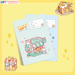 Vở 4 ô ly LUFY 80 trang Hải Tiến 1893 - Định lượng 100gsm - Mua 10 tặng 1 bút chì