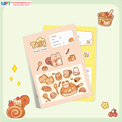 Vở 4 ô ly TINY 48 trang Hải Tiến 1237 - Giấy định lượng 120gsm - Mua 10 tặng 1 bút chì