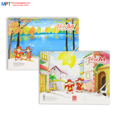 Vở vẽ A4 Hồng Hà lò xo 20 tờ 4927