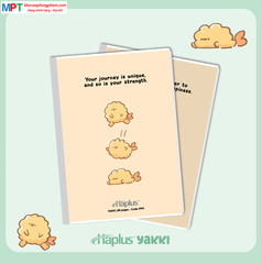 Vở kẻ ngang Haplus 80 trang YAKKI 9141 - Định lượng 60gsm, giấy chống lóa - Mua 10 quyển tặng 1 bút bi