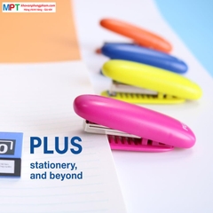 Dập ghim mini Plus nhiều màu lựa chọn - dùng ghim bấm số 10