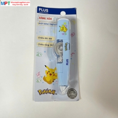 Băng xóa PLUS MR POKEMON 5mm x 6m - Màu xanh dương 100-V030