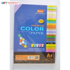 Bìa màu A4 MÀU TÍM HUẾ - Định lượng 120gsm - 100 tờ/tập