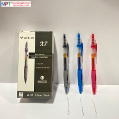 Bút gel Việt Lợi VL-X7 ngòi 0.5mm - Viết trơn, mực ra đều