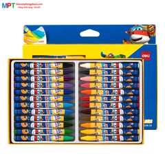 Bút sáp màu 24 màu Super Wings Deli EC21020