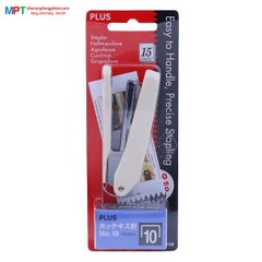 Dập ghim số 10 Plus PS-10E - kèm 02 hộp ghim