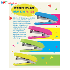 Dập ghim số 10 Plus PS-10E - Mẫu đóng túi nilon