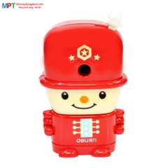 Gọt chì quay tay hình chú lính chì Deli 0733