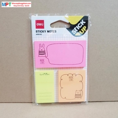 Giấy nhớ Deli A55502 nhiều màu ngộ nghĩnh