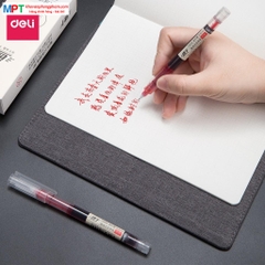 [MUA 10 TẶNG BÚT CHÌ] Bút gel Deli S856 ngòi 0.5mm - nhanh khô, ống mực liền