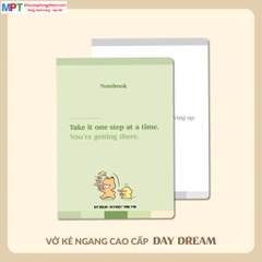 Vở kẻ ngang Hải Tiến 200 trang DAY DREAM 9134 - Định lượng 70gsm - Giấy vàng chống lóa - MUA 5 TẶNG 1 BÚT BI