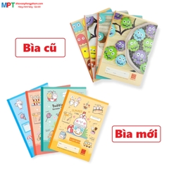 Vở 4 ô ly Hồng Hà 200 trang Good Time 0588 - Giấy định lượng 70gsm - Mua 5 quyển tặng 01 bút chì