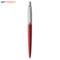 Bút bi Parker Jotter KST Red CT TB6-1953348 cao cấp ngòi 1.0mm - Mực xanh, vỏ bút màu đỏ