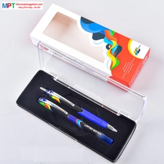 [SIÊU RẺ] Hộp 2 Bút ký Bizner BIZ-KIT20/40years nét 0.7mm - Mực xanh