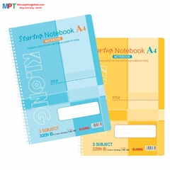 Sổ lò xo Klong đơn A4 320 trang Ms382