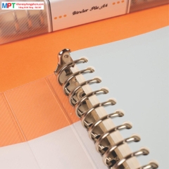 Sổ còng Klong sắt A4 80 tờ Caro 30 lỗ chấu 540 (Binder File Caro)