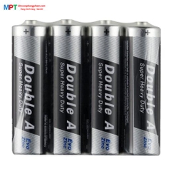 Vỉ 4 viên Pin AAA Double A Evo Zinc đóng màng co - Pin đũa