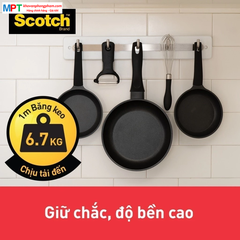 Băng dính hai mặt siêu chịu lực 3M SCOTCH 414-S19 - Kích thước: 19mm x 1.5m, chịu trọng tải 6,7kg - Nhập khẩu bởi 3M Việt Nam