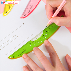 Thước kẻ cute hình hoa quả 15cm GuangBo H05338