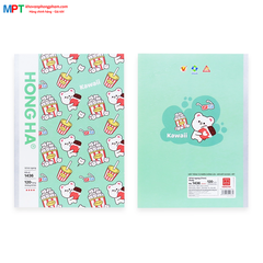 Vở kẻ ngang Hồng Hà 120 trang Study Oringa 1436 - Định lượng 70gsm, giấy chống lóa, mỏi mắt - Mua 10 quyển tặng 1 bút xoá