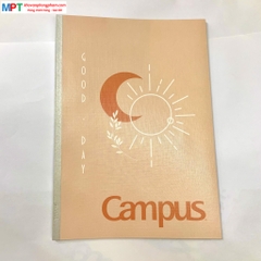 Vở Campus Muted Color 80 trang (Dòng kẻ ngang) - Mua 10 quyển tặng bút bi