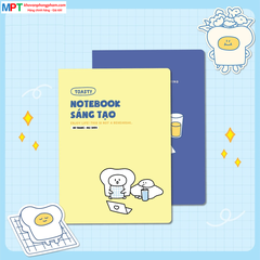 Vở kẻ ngang Hải Tiến 80 trang Sáng Tạo 2609 - Định lượng 60gsm - Mua 10 quyển tặng 01 bút bi