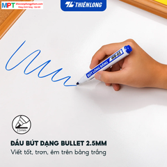 [CHÍNH HÃNG] Bút viết bảng Thiên Long WB-03 - Nét 2.5mm, mực xóa được
