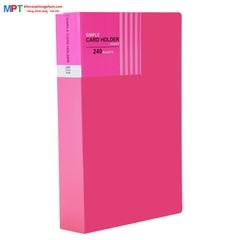 Sổ lưu danh thiếp Plus 120 thiếp cỡ A5 - Name card holder A5-120P