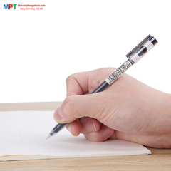 Bút gel Guangbo B72009 ngòi 0.5mm - Thân trong liền mực