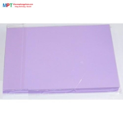 Bìa màu A4 MÀU TÍM HUẾ - Định lượng 120gsm - 100 tờ/tập
