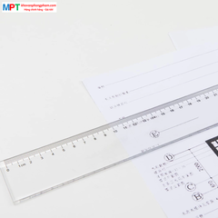 Thước thẳng 60cm Deli 6260 - Trong suốt, vạch kẻ rõ ràng