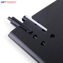 Cặp trình ký Guangbo khoá dọc A4 Fizz FZ101009 - Màu đen