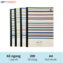 Sổ bìa bồi A4 Deli 200 trang CNB547-200 - Kích thước: 210x297mm