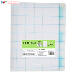 Sổ Binder còng nhựa dòng kẻ 4 ly ngang Campus Line Filed khổ A5 - 50 tờ đơn