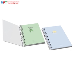 Sổ lò xo bìa nhựa cao cấp VIVA khổ B5 Hải Tiến 200 trang 6546 (KT: 175x250mm) - Kẻ Caro 5x5mm