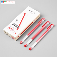 Bút gel Guangbo B72009 ngòi 0.5mm - Thân trong liền mực
