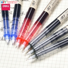 [MUA 10 TẶNG BÚT CHÌ] Bút gel Deli S856 ngòi 0.5mm - nhanh khô, ống mực liền