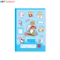 Vở 4 ô ly Hồng Hà 200 trang Good Time 0588 - Giấy định lượng 70gsm - Mua 5 quyển tặng 01 bút chì