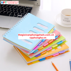 Sổ lò xo B5 có phân trang Heeton D16-653 - Kích thước: 177x256mm