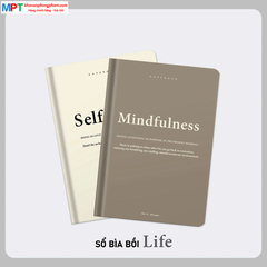 Sổ bìa bồi LIFE 6 - 160 trang 8618 - Kích thước 150 x 210mm - Định lượng 100gsm, kẻ caro