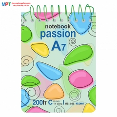 Sổ lò xo Klong A7 200 trang 935 (82x110mm)