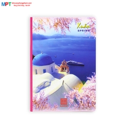 Vở kẻ ngang Hồng Hà 200 trang bốn mùa 1002 - Định lượng 58gsm - Mua 5 quyển tặng bút bi hoặc túi Clear