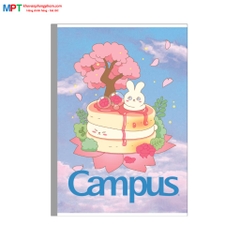 [MẪU MỚI 2023] Vở Campus KAWAII 2 80 trang dòng kẻ ngang có chấm - Mua 10 quyển tặng bút bi