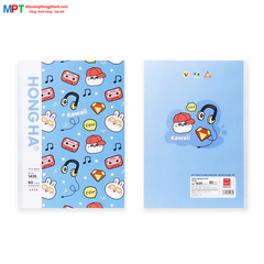 Vở kẻ ngang Hồng Hà 80 trang Study Oringa 1435 - Định lượng 70gsm, giấy chống lóa, mỏi mắt - Mua 10 quyển tặng 1 bút xoá