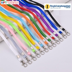 Dây đeo thẻ kiểu móc khóa bản 1.5cm - nhiều màu lựa chọn
